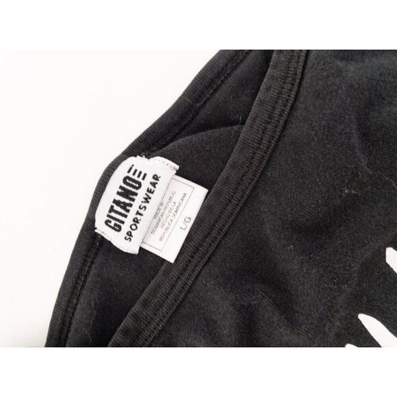 Gitano Sportswear Black "Off Broadway" Tank Top Womens L Y2K - Picture 5 of 5